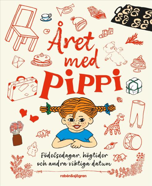 Buch KALENDER Astrid Lindgren SCHWEDISCH Aret med Pippi Långstrump Langstrumpf NEU